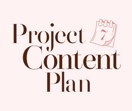 Project Content Plan