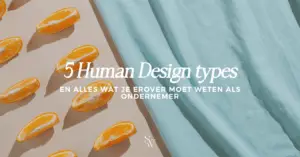 5 human design types | Say it with words | Marketing by Design